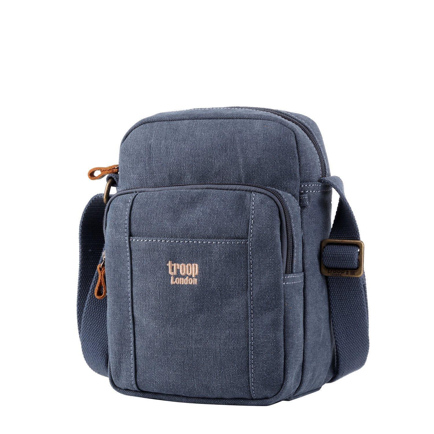 Vertical Canvas Across Body Bag | TRP0370 by Troop London