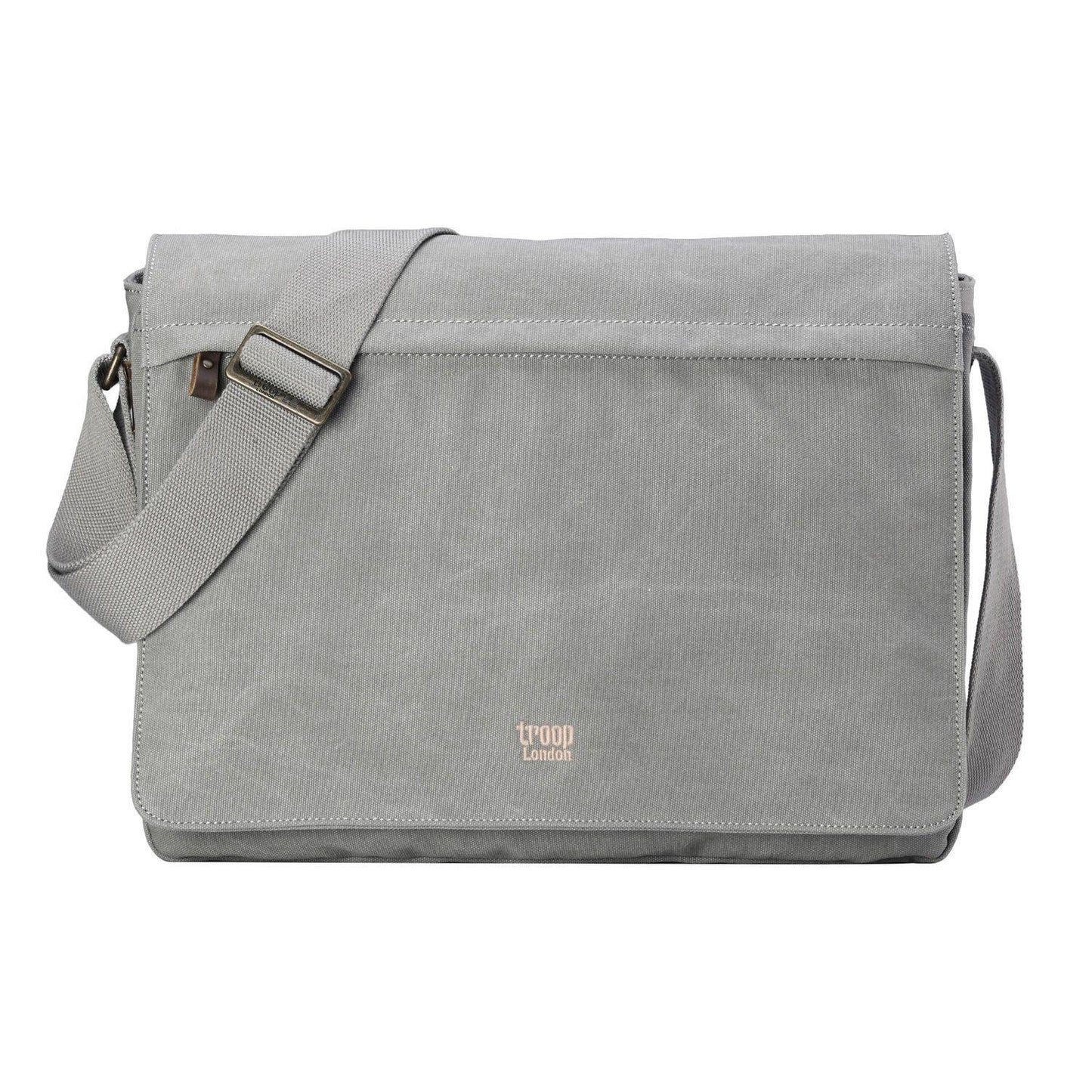 Canvas Laptop Large Messenger Bag 18 Inch | TRP0371 by Troop London