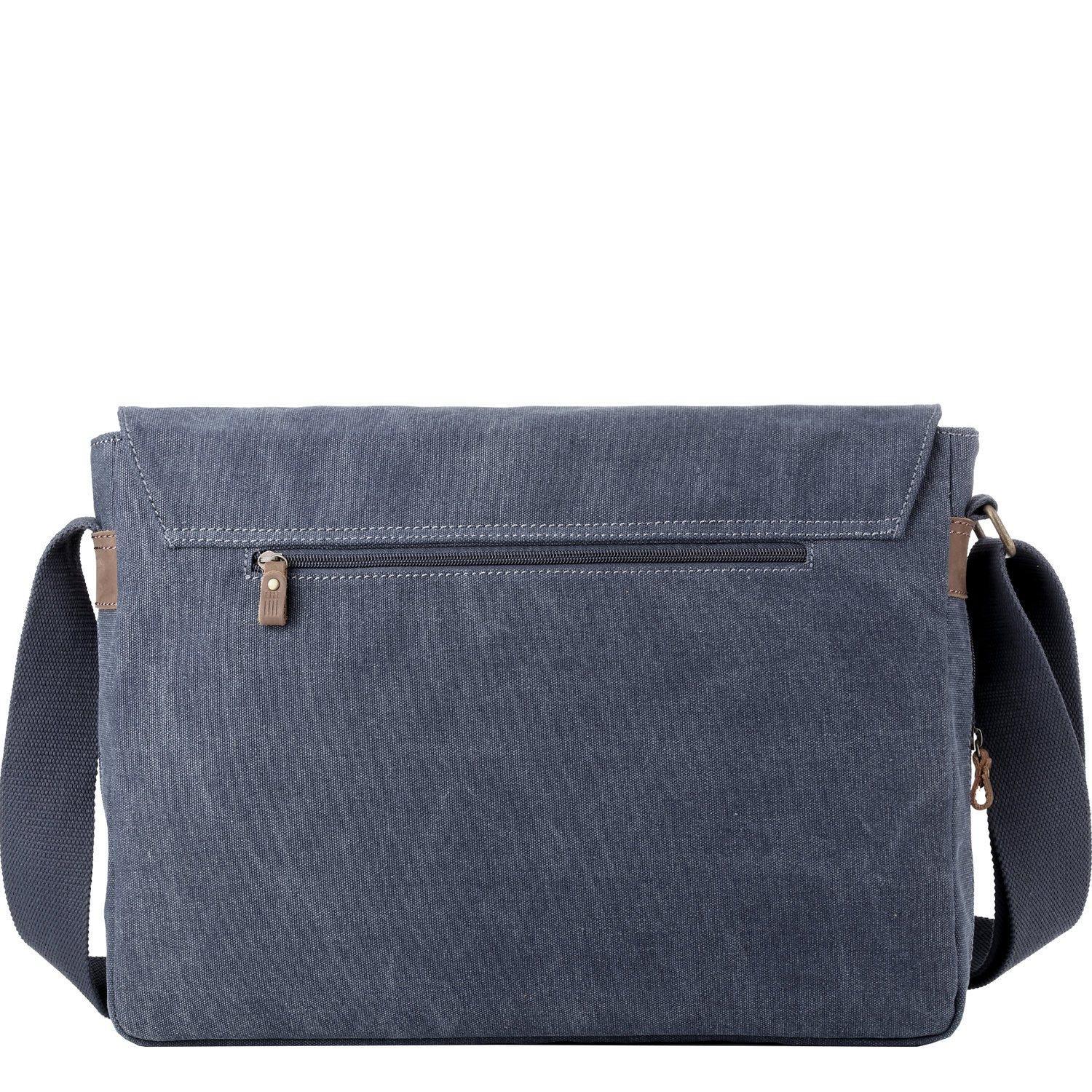 Canvas Laptop Large Messenger Bag 18 Inch | TRP0371 by Troop London