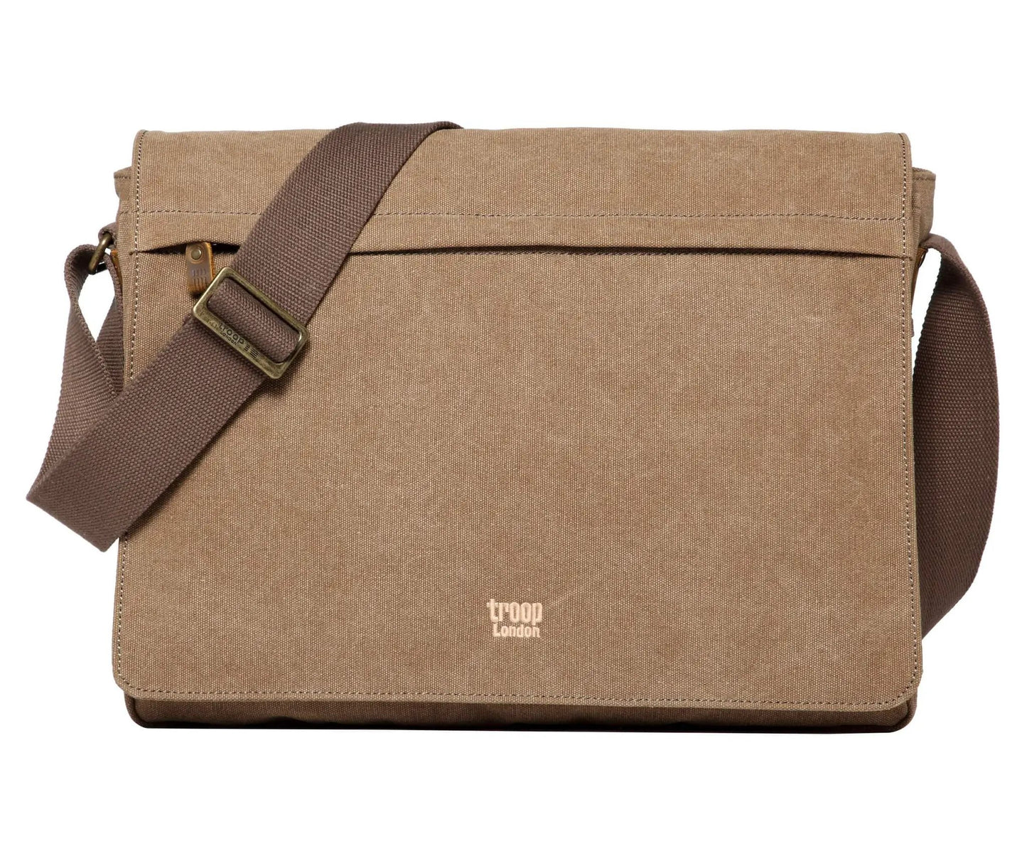 Canvas Laptop Large Messenger Bag 18 Inch | TRP0371 by Troop London