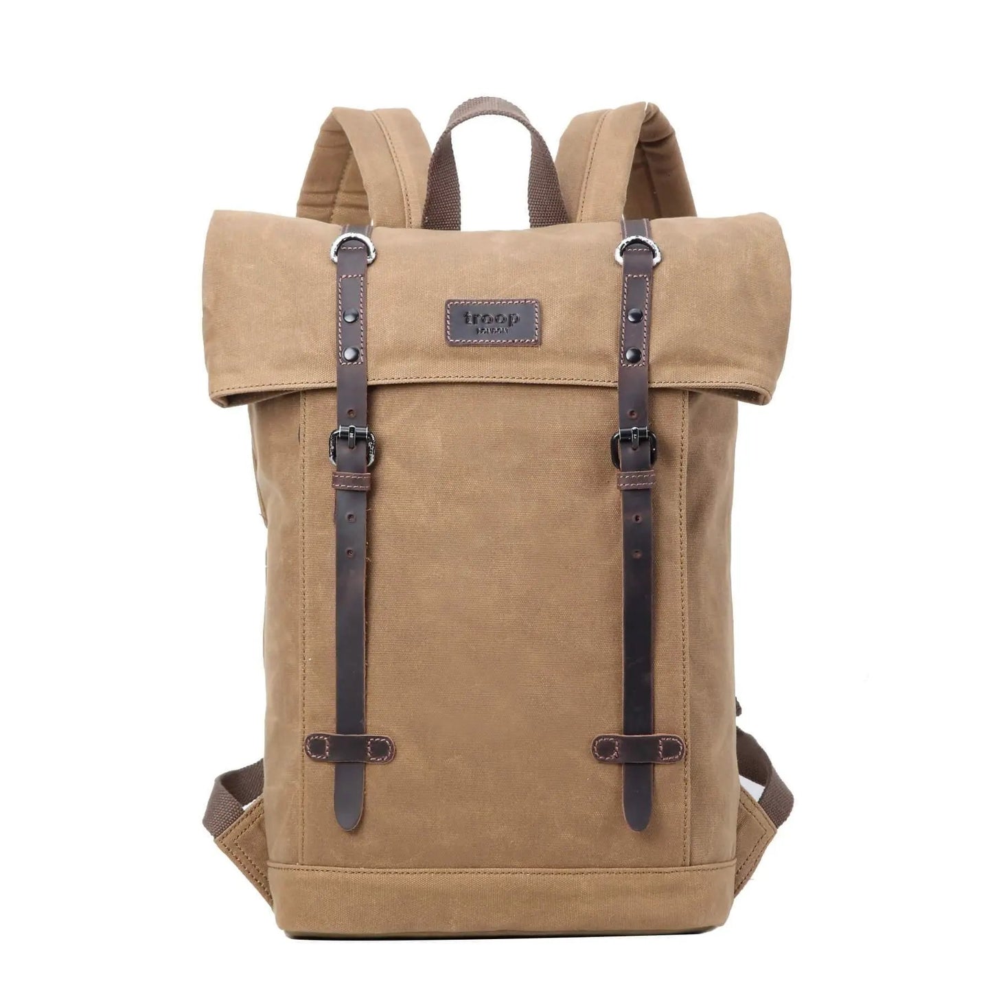 Heritage Waxed Canvas Laptop Backpack | TRP0425 by Troop London