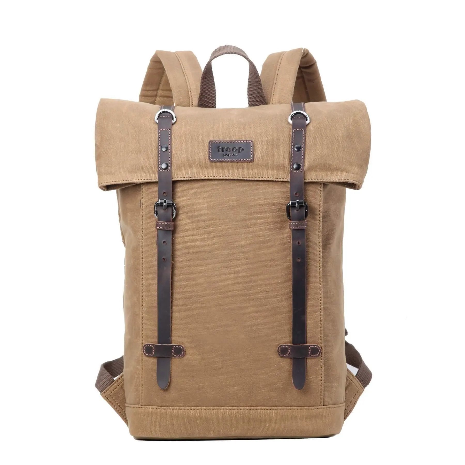 Heritage Waxed Canvas Laptop Backpack | TRP0425 by Troop London