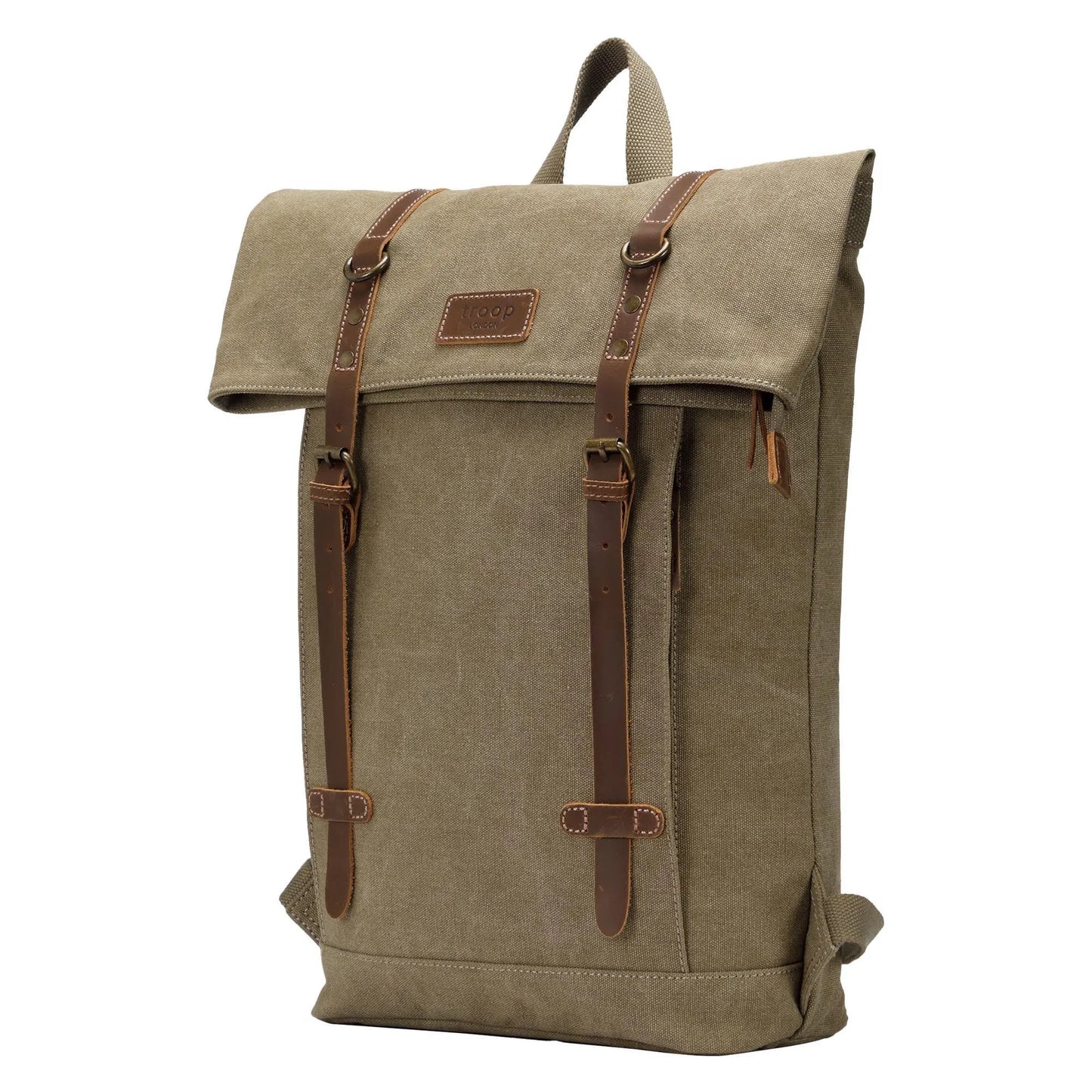Heritage Waxed Canvas Laptop Backpack | TRP0425 by Troop London