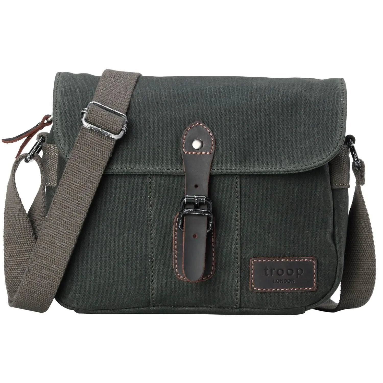 Heritage Waxed Canvas Across Body Bag | TRP0440 by Troop London