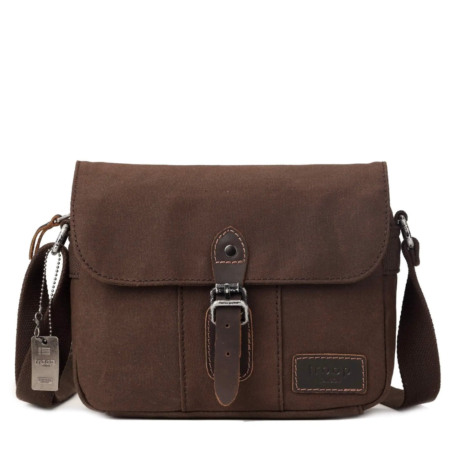 Heritage Waxed Canvas Across Body Bag | TRP0440 by Troop London