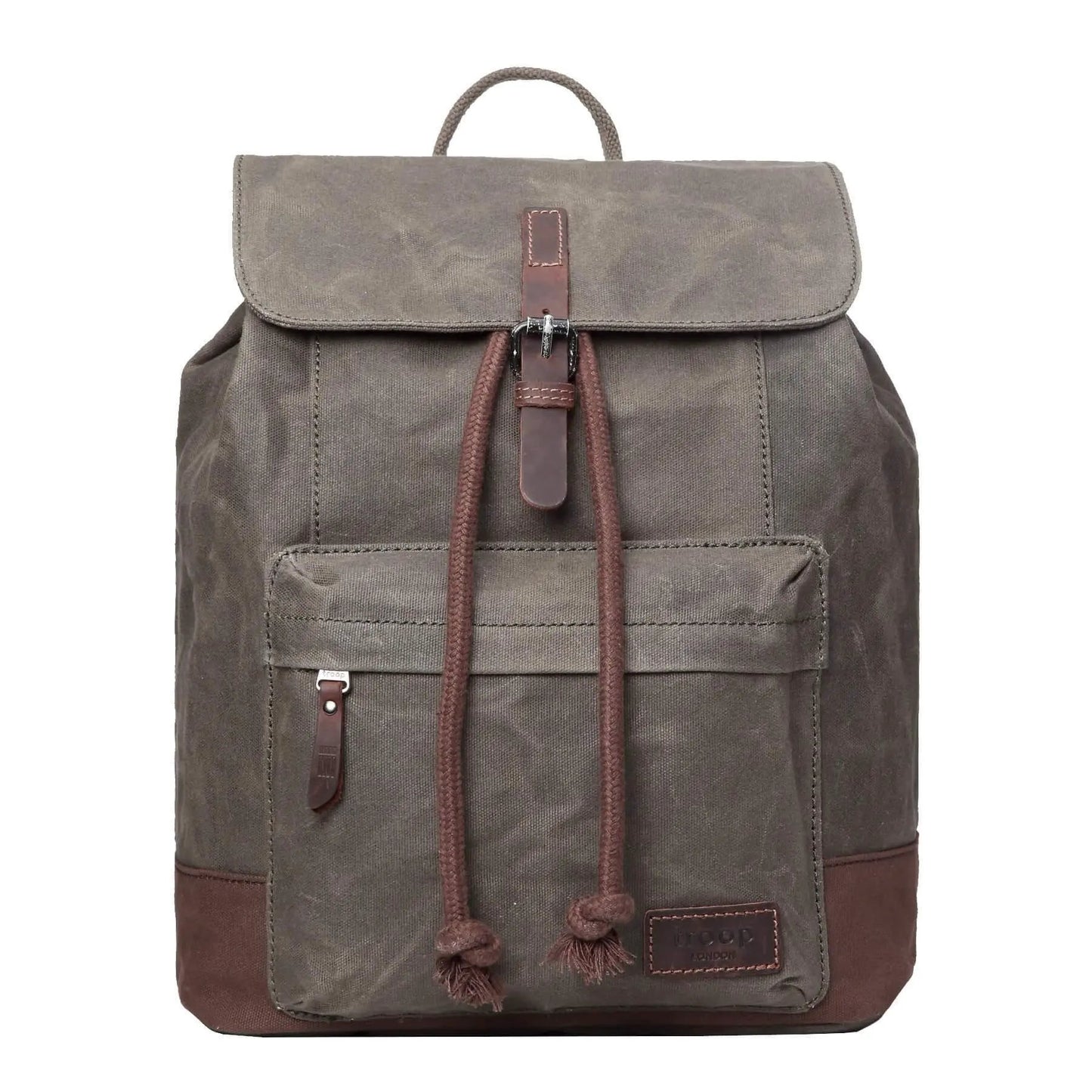 Heritage Waxed Canvas Laptop Backpack | TRP0442 by Troop London