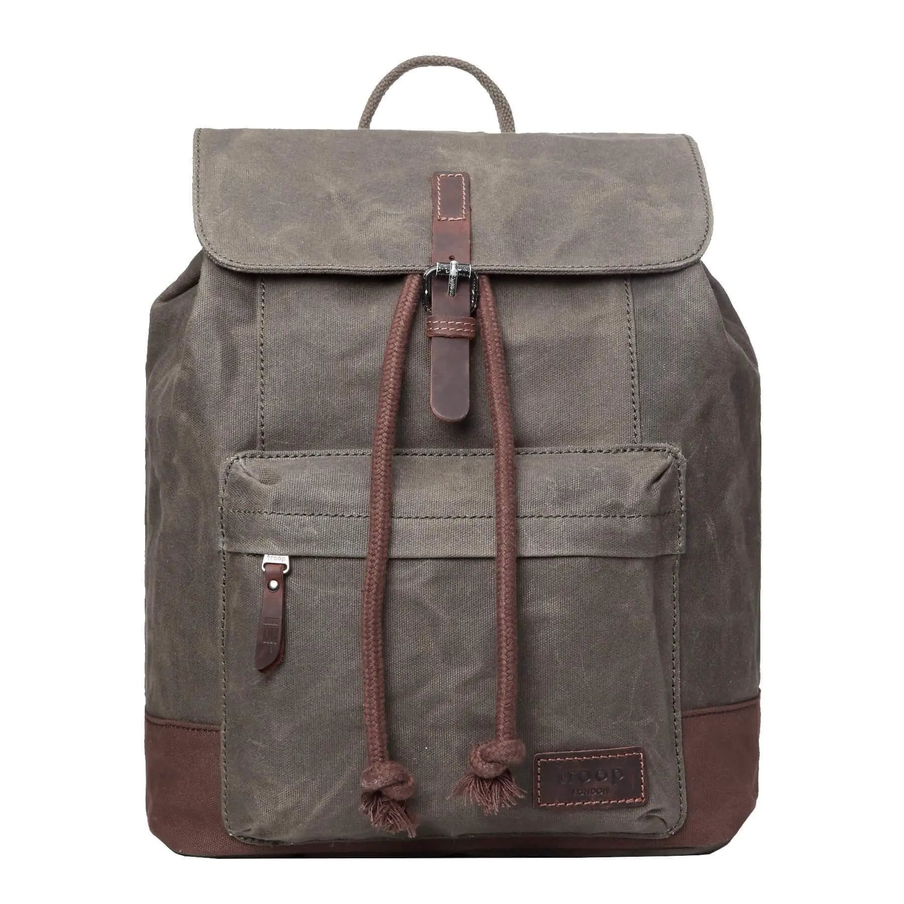 Heritage Waxed Canvas Laptop Backpack | TRP0442 by Troop London