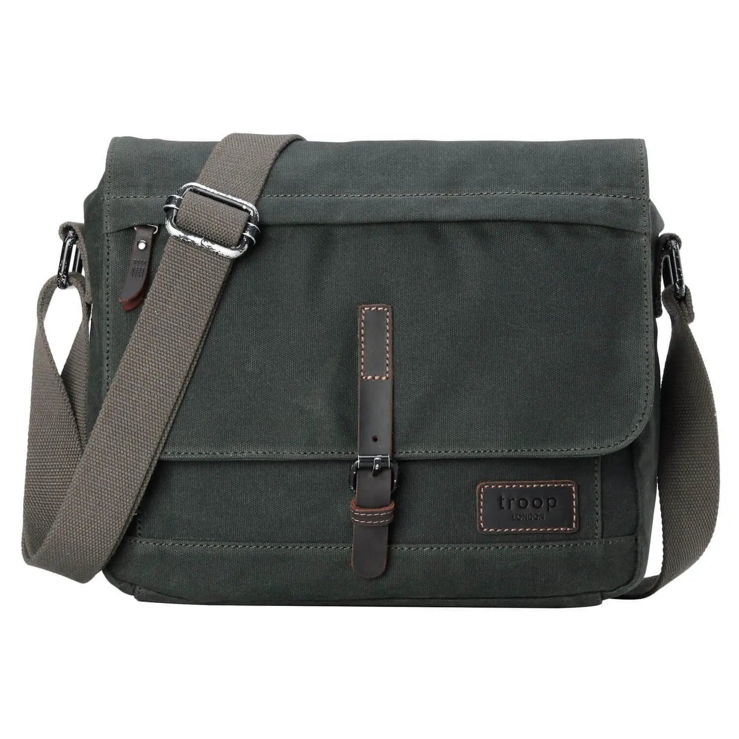 Heritage Waxed Canvas Messenger Bag | TRP0443 by Troop London