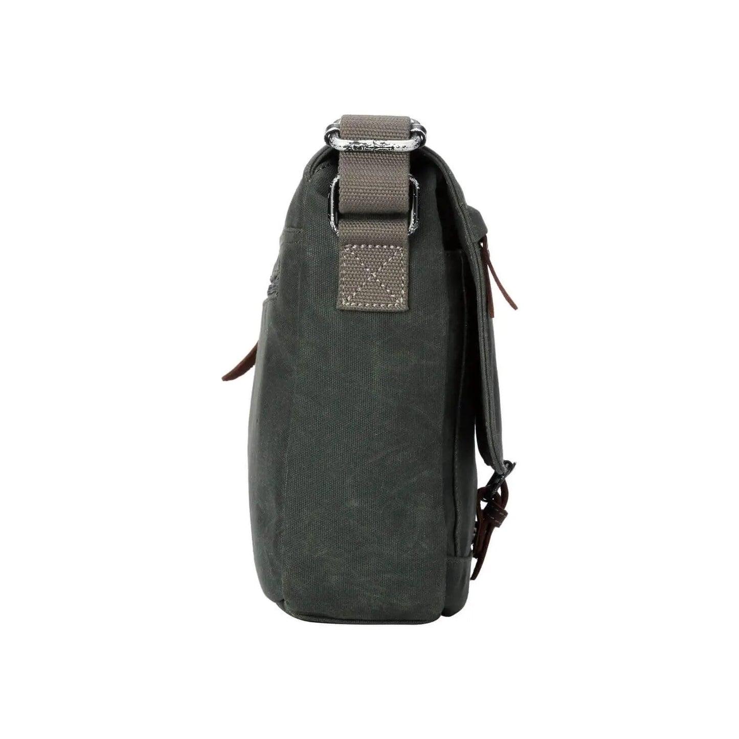 Heritage Waxed Canvas Messenger Bag | TRP0443 by Troop London