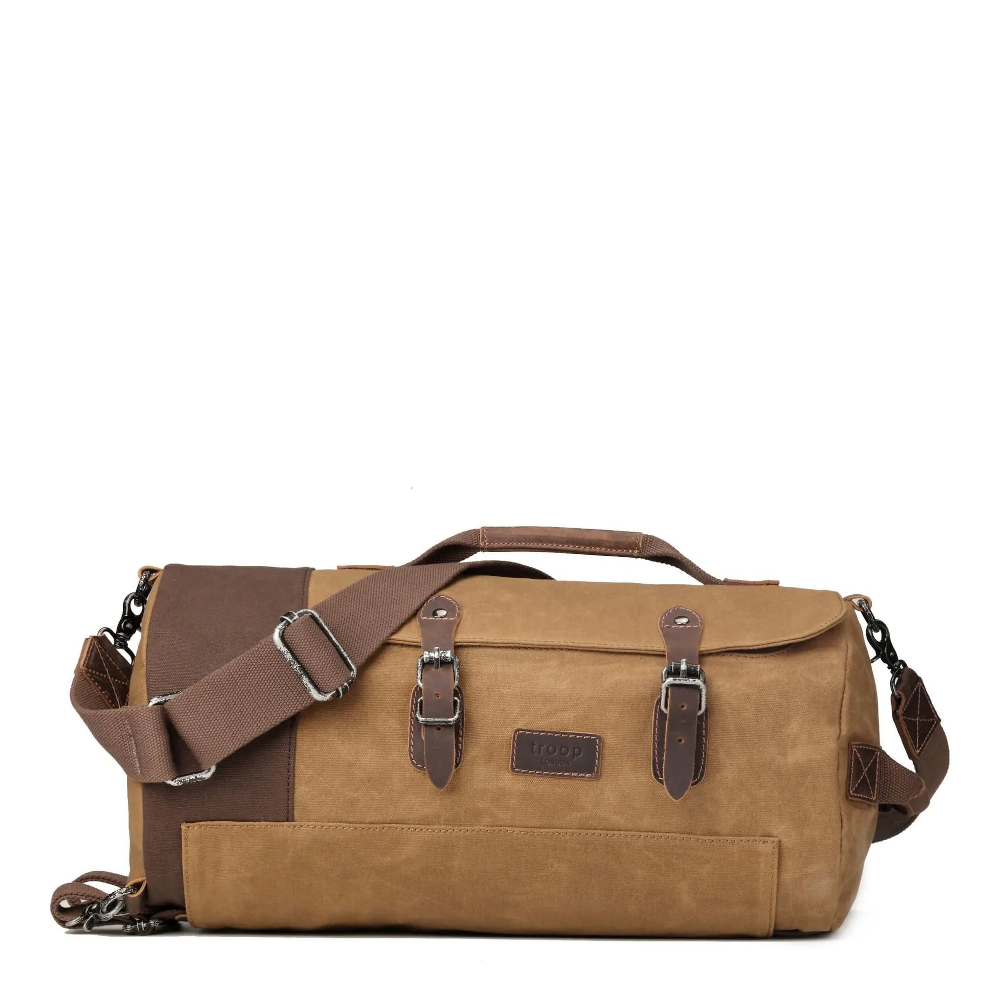 Heritage Canvas Duffel Backpack | TRP0444 by Troop London