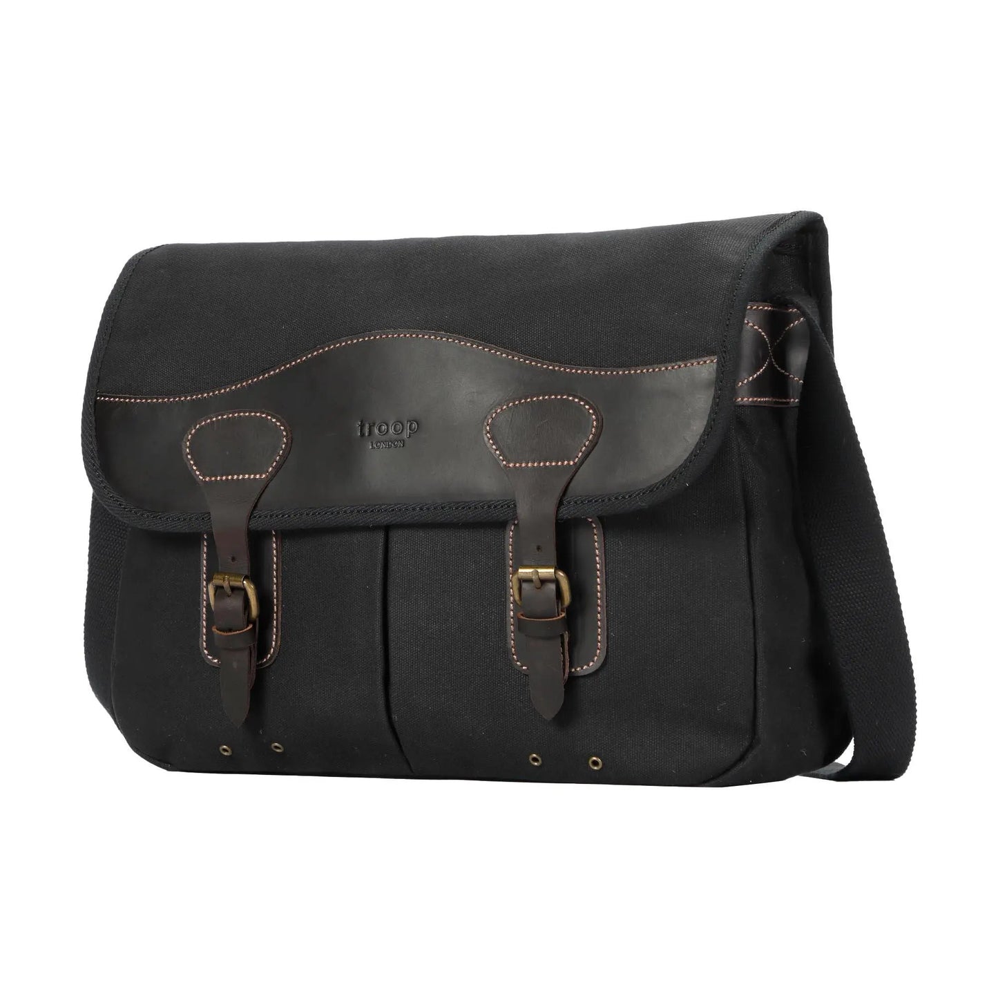 Heritage Canvas Messenger Bag 13 Inch | TRP0544 by Troop London