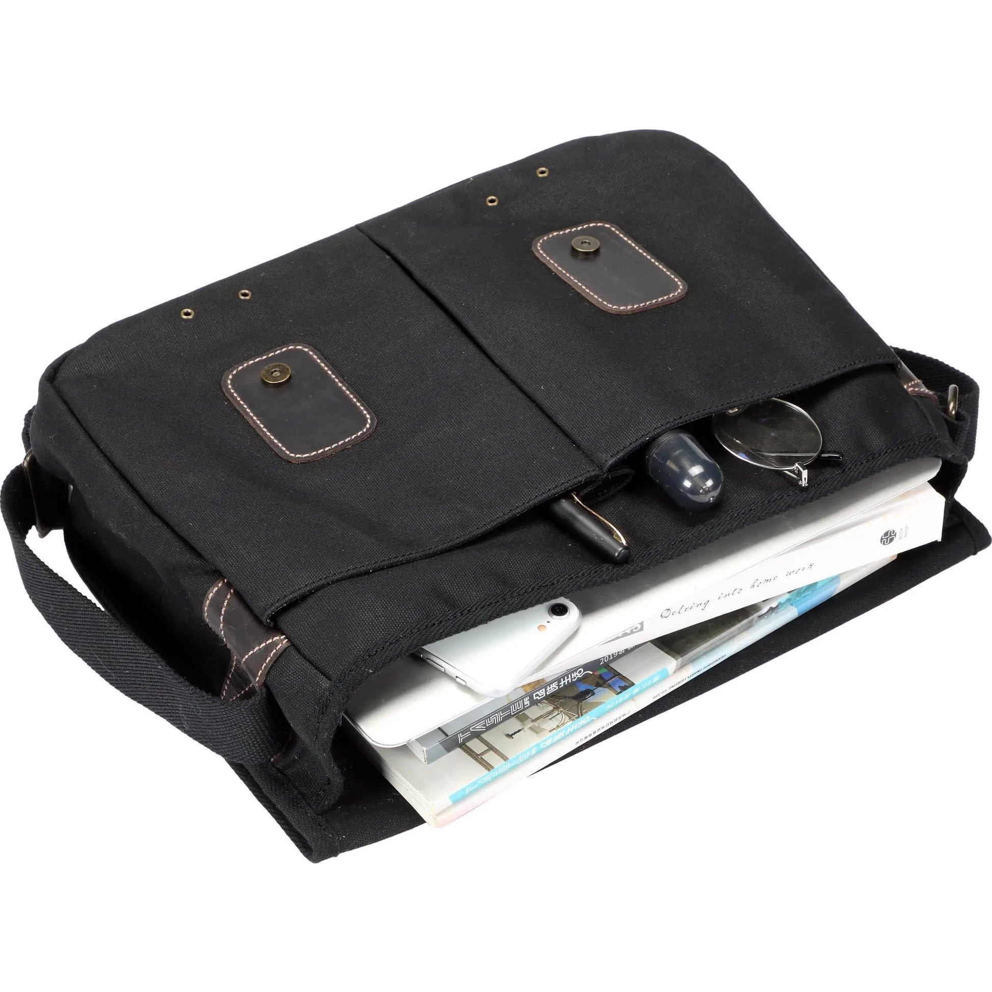 Heritage Canvas Messenger Bag 13 Inch | TRP0544 by Troop London
