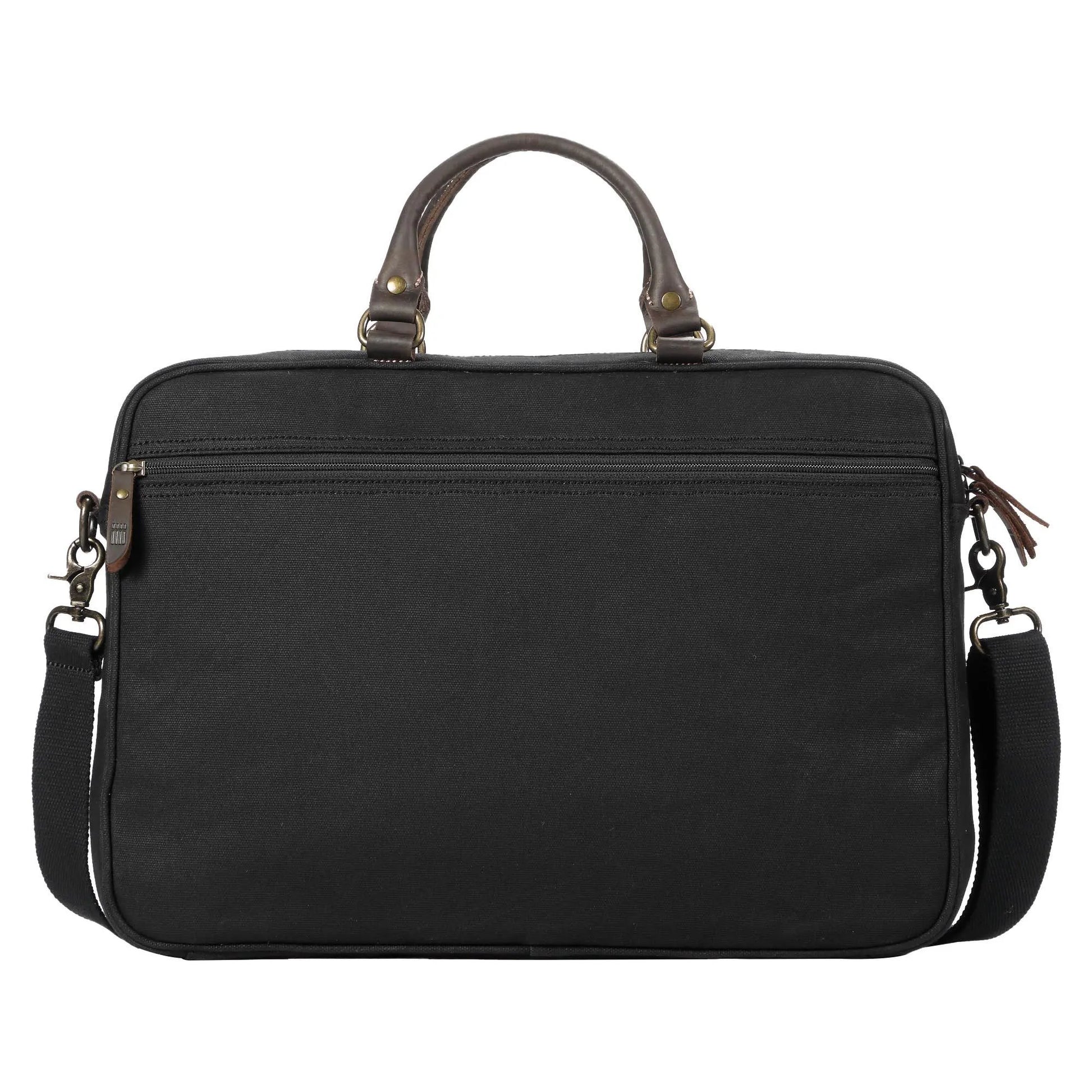 Heritage Canvas Laptop Briefcase 15 Inch | TRP0545 by Troop London
