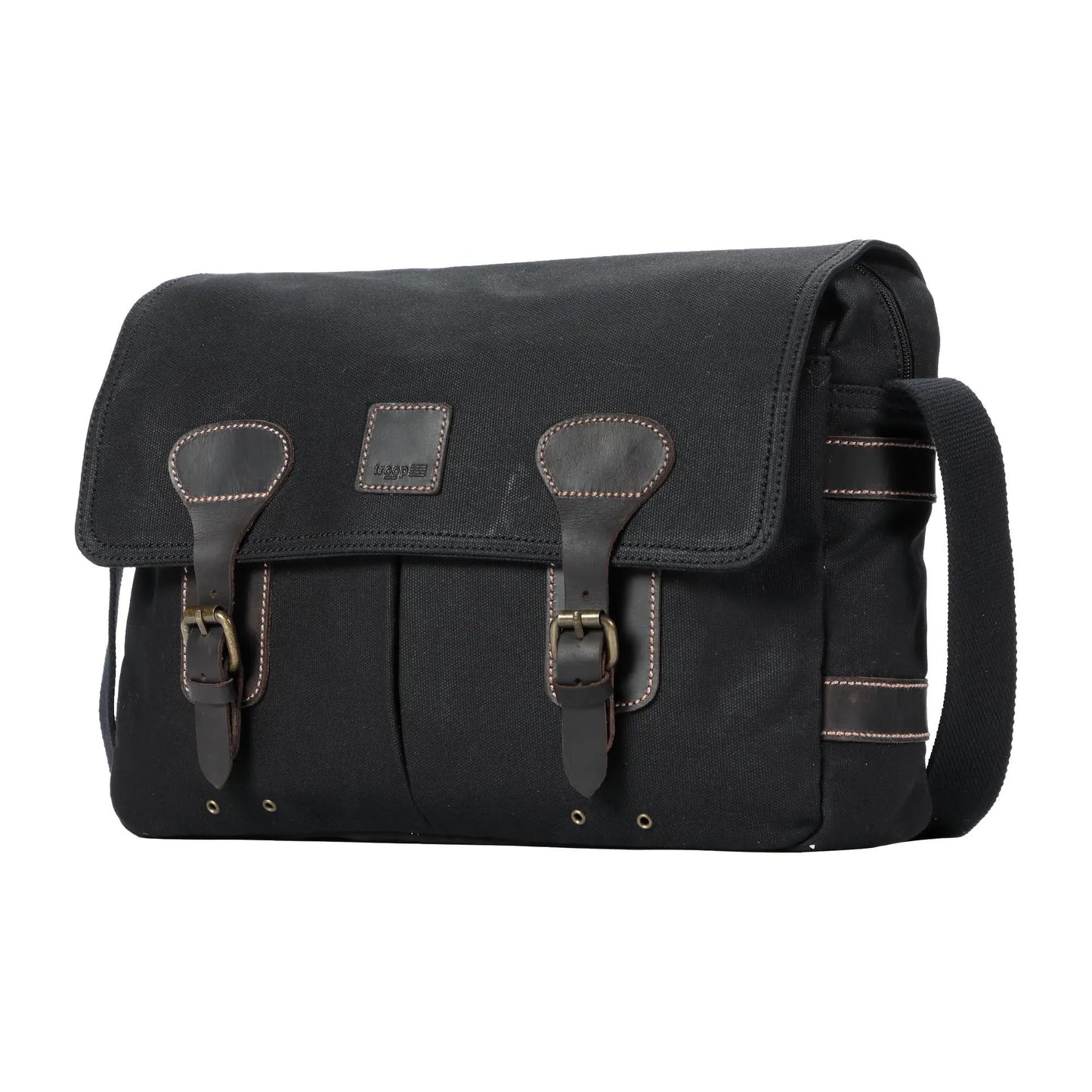 Heritage Canvas Messenger Bag 13" Slim | TRP0548 by Troop London