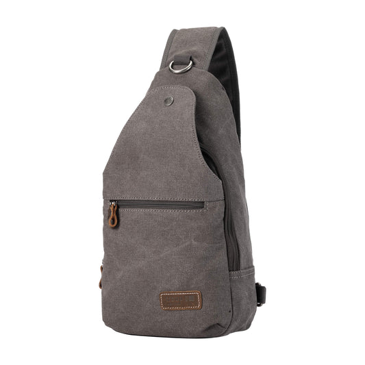 Canvas Sling Bag One Strap Backpack | TRP0551 by Troop London