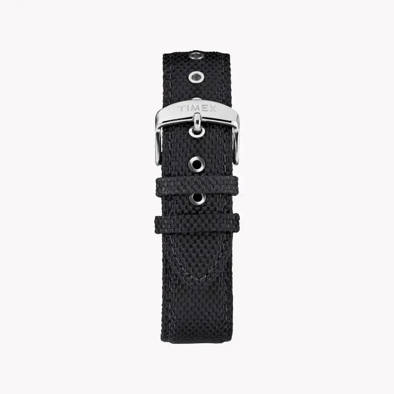 Timex Men's Black Fabric Watch, Silver Case | Tw2r38200 by TIMEX