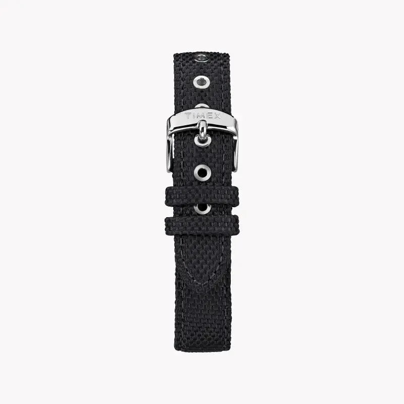 Timex Unisex Black Fabric Watch, Silver Stainless Steel Case | Tw2r38800 by TIMEX