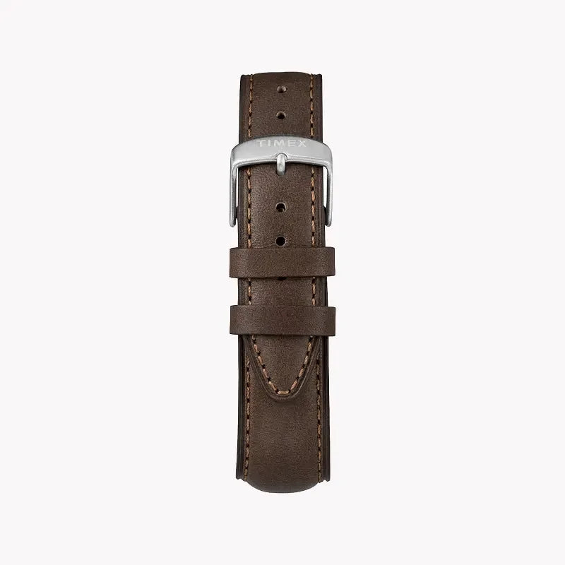 Timex Men's Brown Leather Watch, Tan Dial | Tw2r88200 by TIMEX