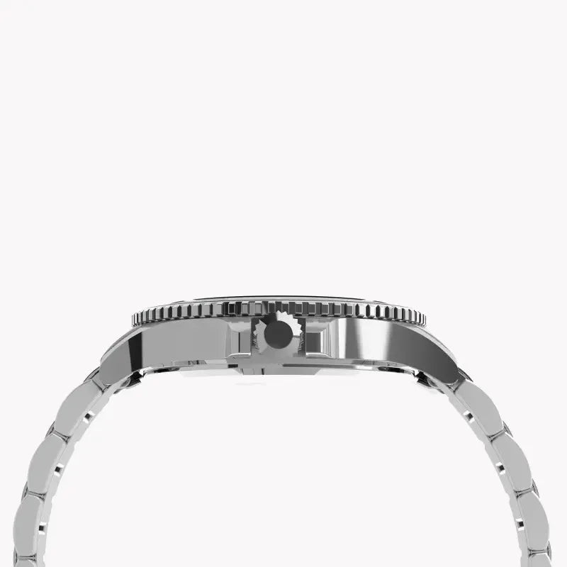 Timex Men's Silver Stainless Steel, Blue Dial | Tw2u13200 by TIMEX