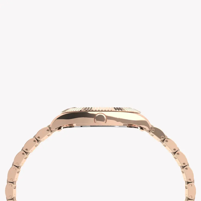 Timex Women's Rose Gold Watch, Pink Dial | Tw2u78400-1