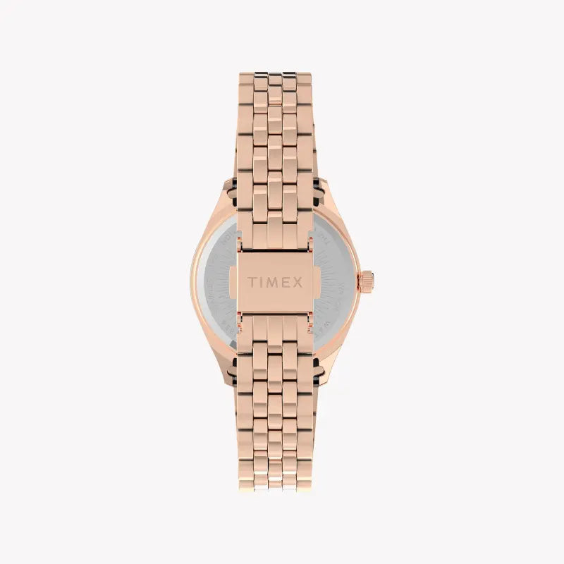 Timex Women's Rose Gold Watch, Pink Dial | Tw2u78400-2