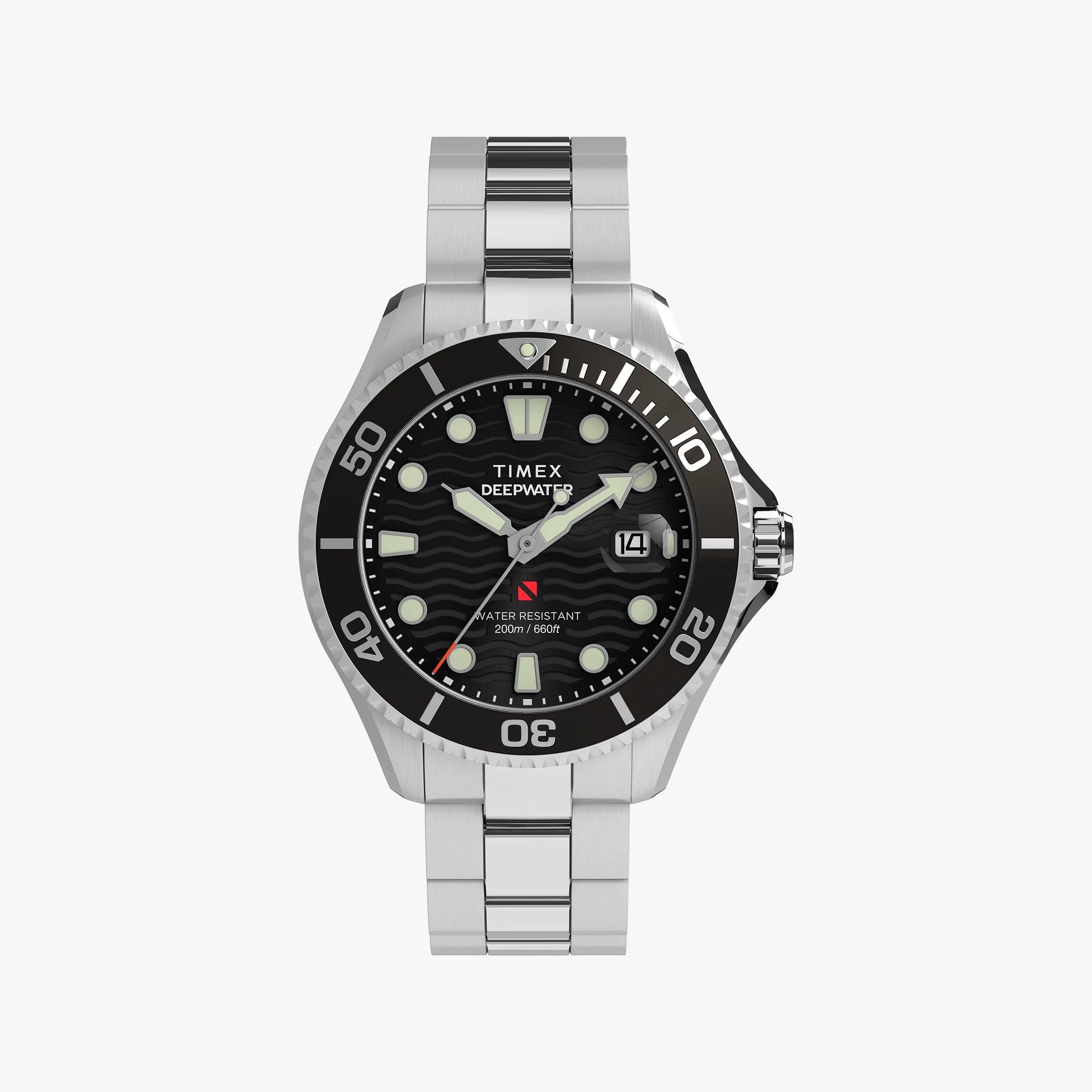 Deep Water Meridian 200 SST Black Dial Bracelet TW2W82000 | Men's Sport Watch-0