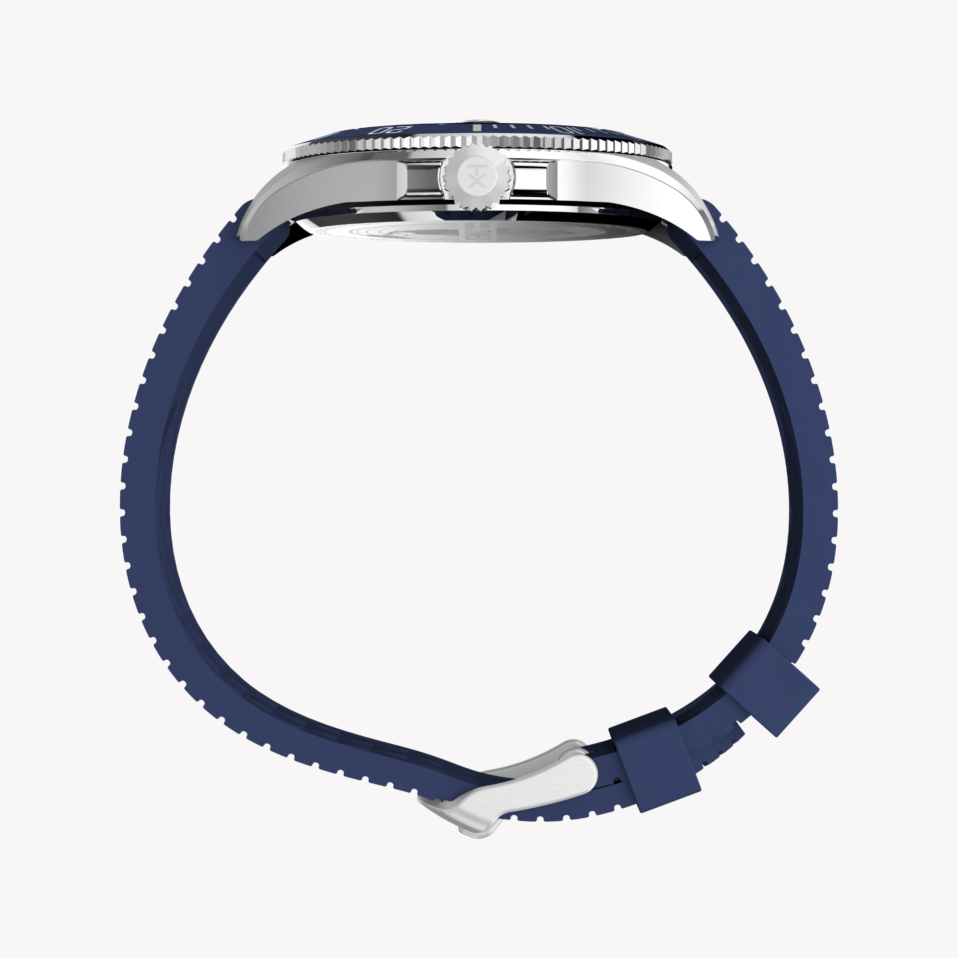 Timex Men's Silver/Blue Watch | Tw2y05000-1