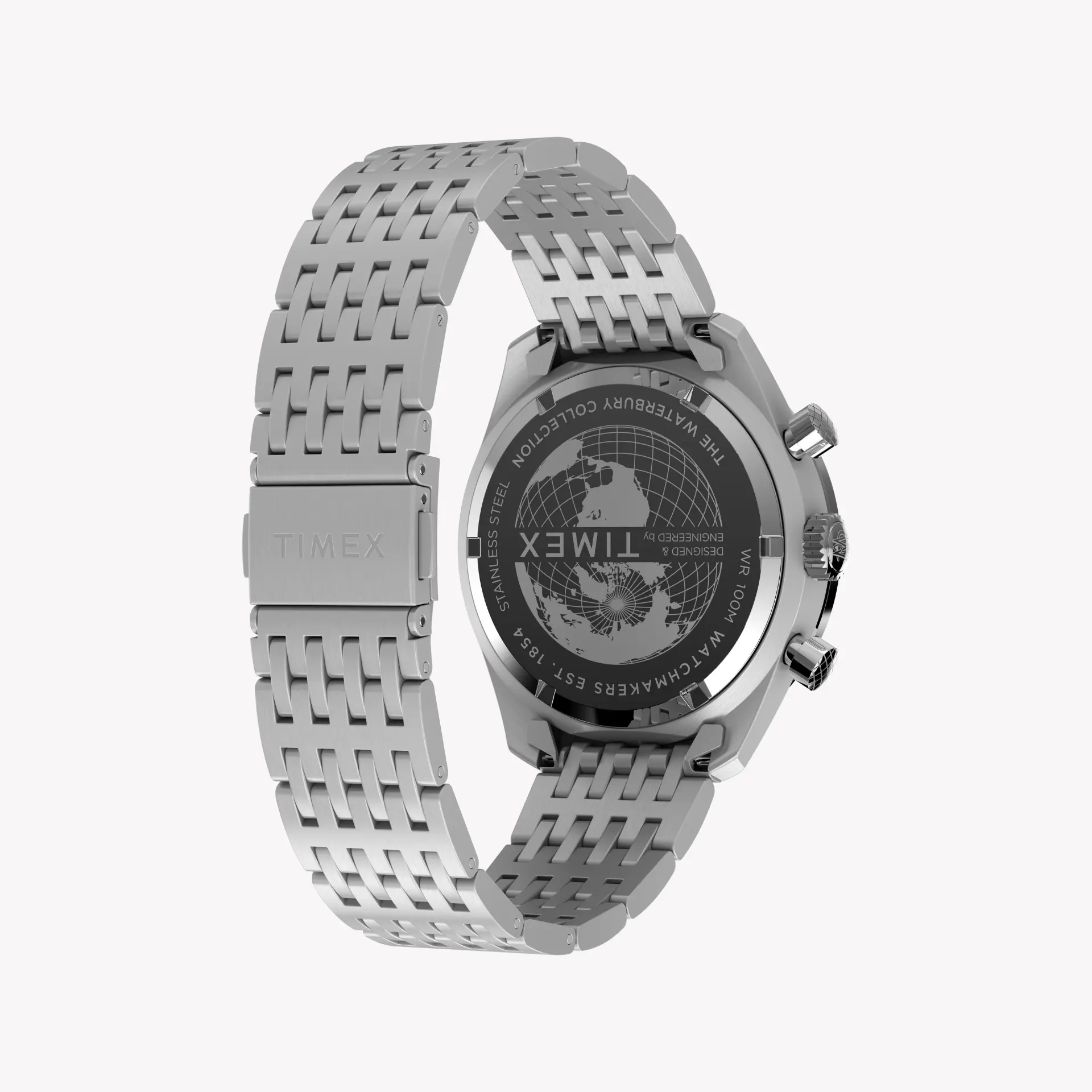 Timex Men's Silver Stainless Steel Watch | Tw2y18500 by TIMEX
