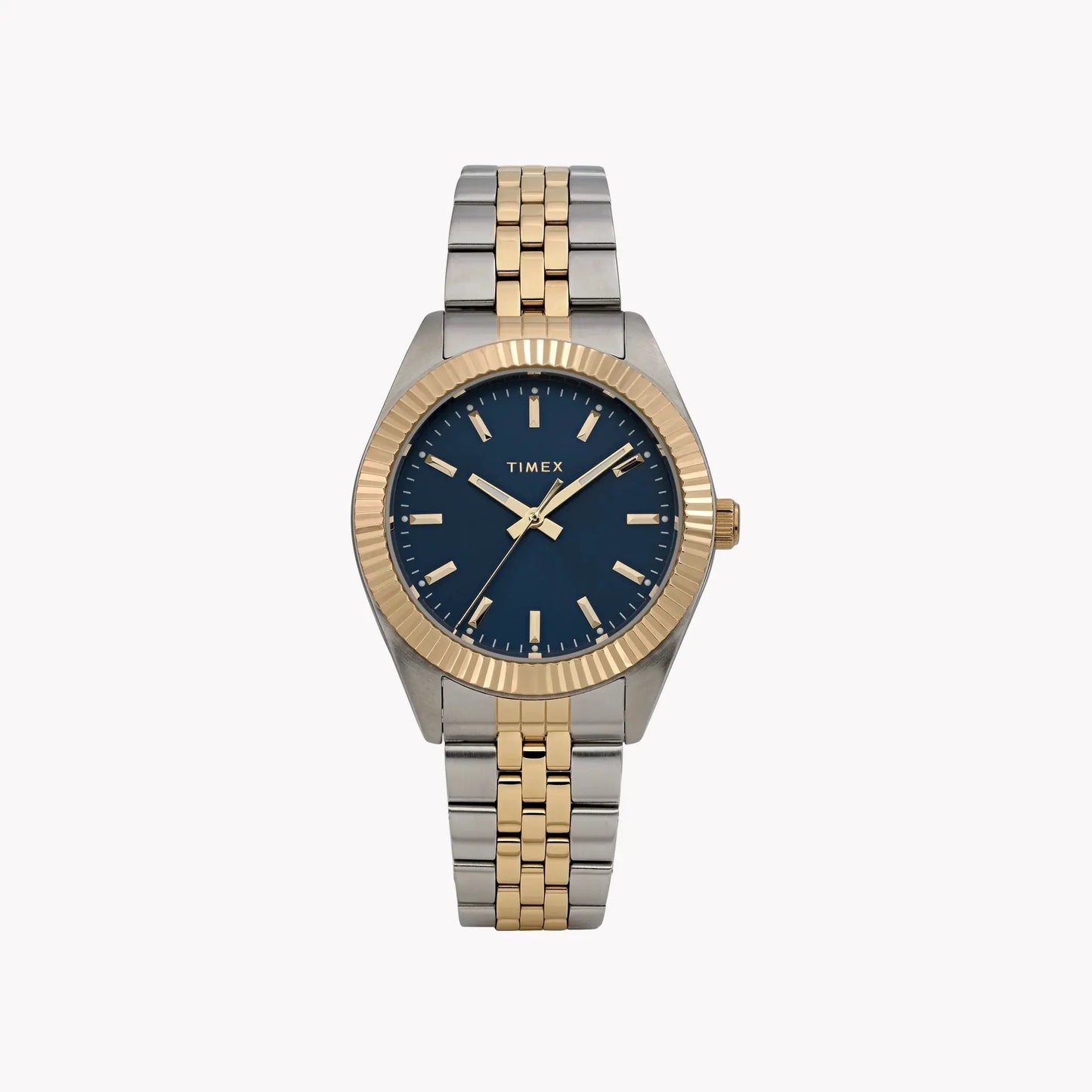 Women's Legacy Two-Tone Case & Bracelet with Blue Dial | TW2Y20200 by TIMEX