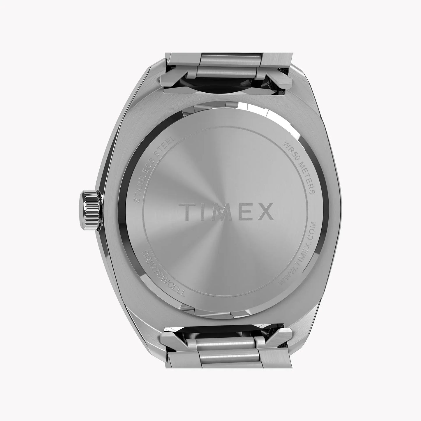Mens Silver-tone Case & Bracelet with Black Dial TW2Y22600 | Stylish Watch by TIMEX