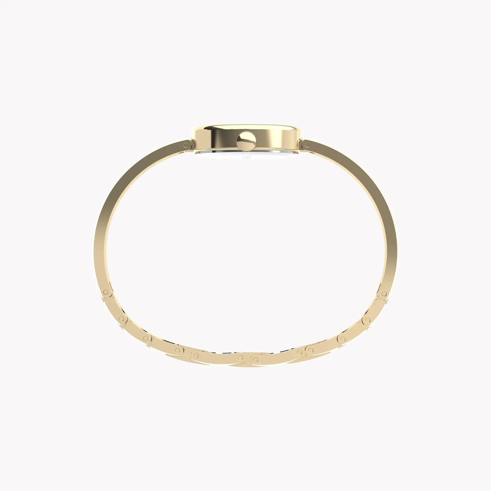 Cavatina Gold-Tone Case & Bangle with White Dial | TW2Y27200 by TIMEX
