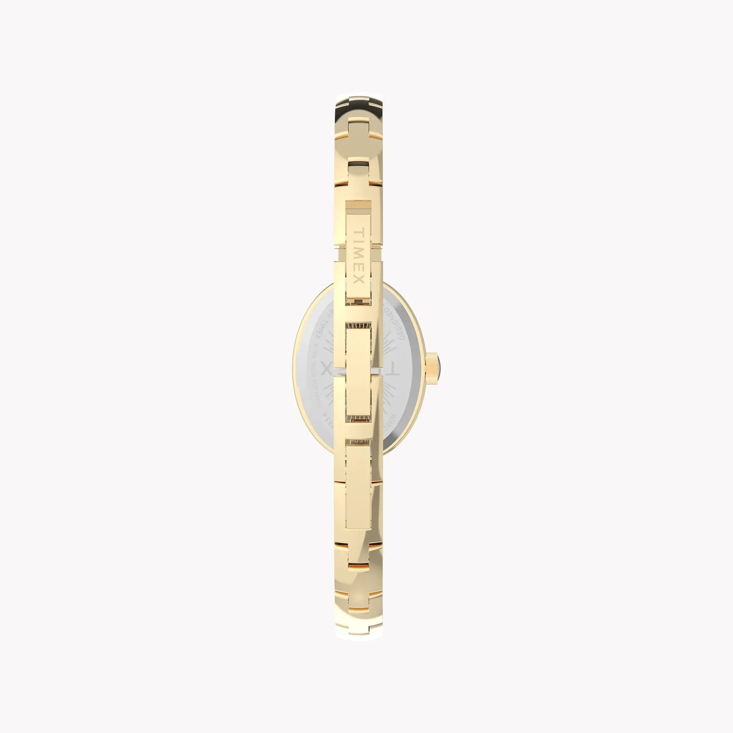 Cavatina Gold-Tone Case & Bangle with White Dial | TW2Y27200 by TIMEX