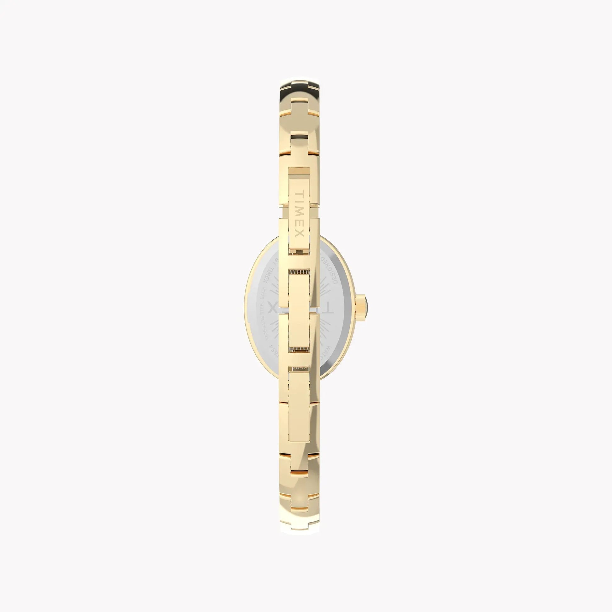 Cavatina Gold-Tone Case & Bangle with White Dial | TW2Y27200 by TIMEX