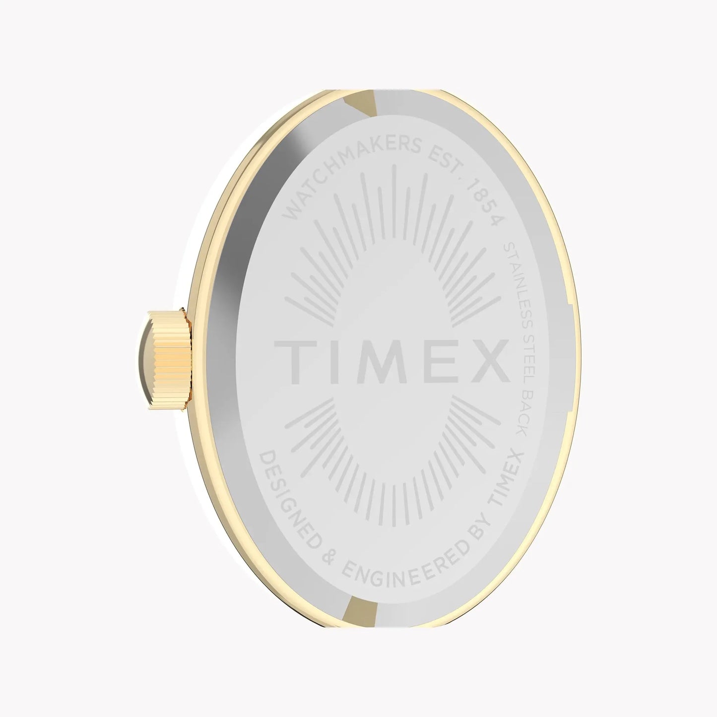 Cavatina Gold-Tone Case & Bangle with White Dial | TW2Y27200 by TIMEX