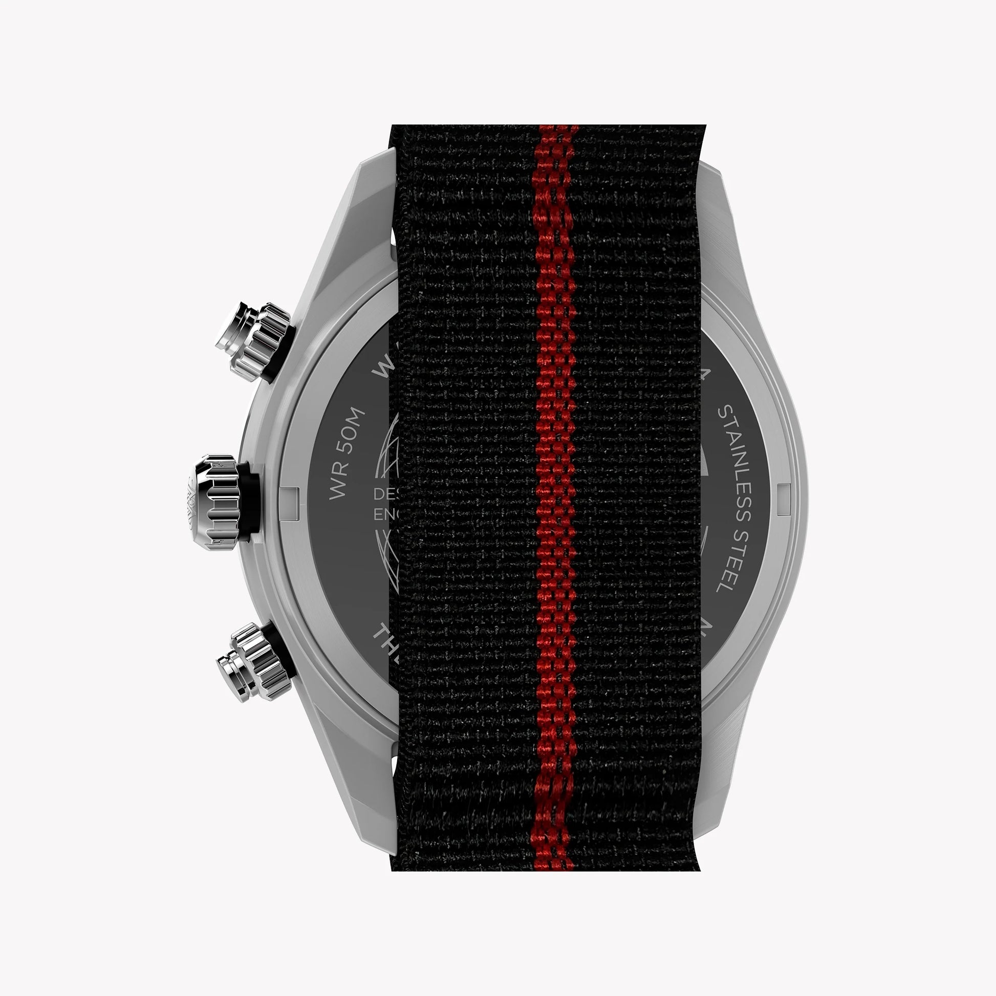 Waterbury Heritage Chrono SST Black Dial Fabric Strap TW2Y38900 | Men's Sports Watch-3