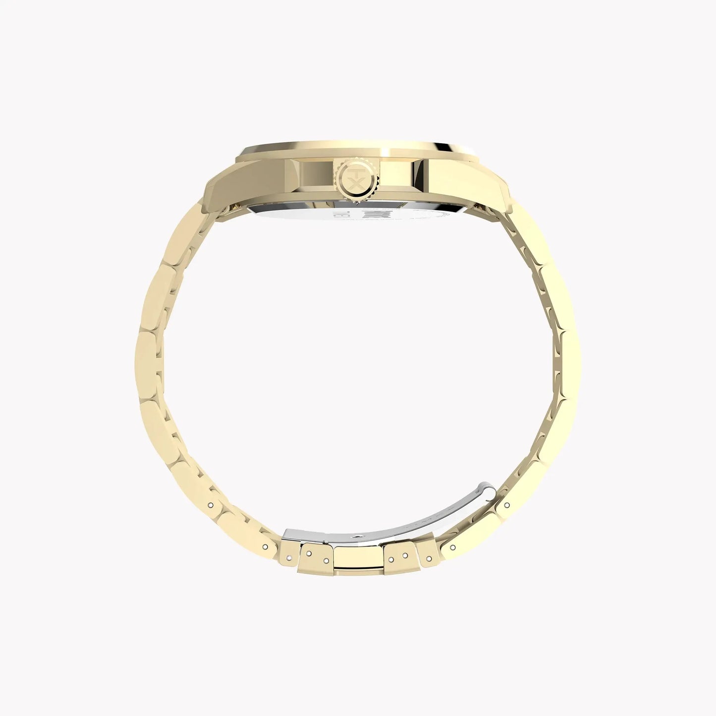 TIMEX X Fortnite Essex 45mm Gold Tone Case Black Dial Bracelet | TW2Y47200 by TIMEX