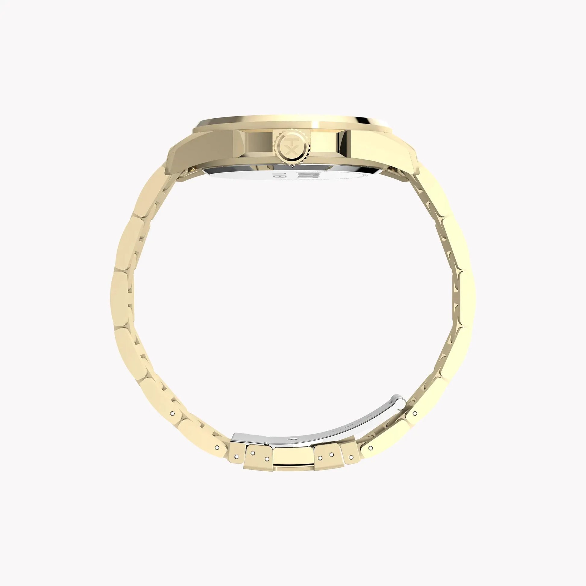 TIMEX X Fortnite Essex 45mm Gold Tone Case Black Dial Bracelet | TW2Y47200 by TIMEX