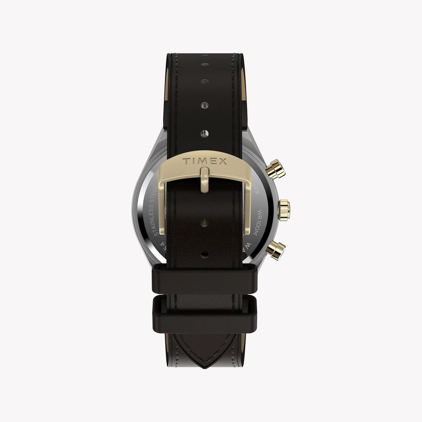 Timex Men's Silver-Tone Steel, Brown Leather | TW2Y56000 by TIMEX