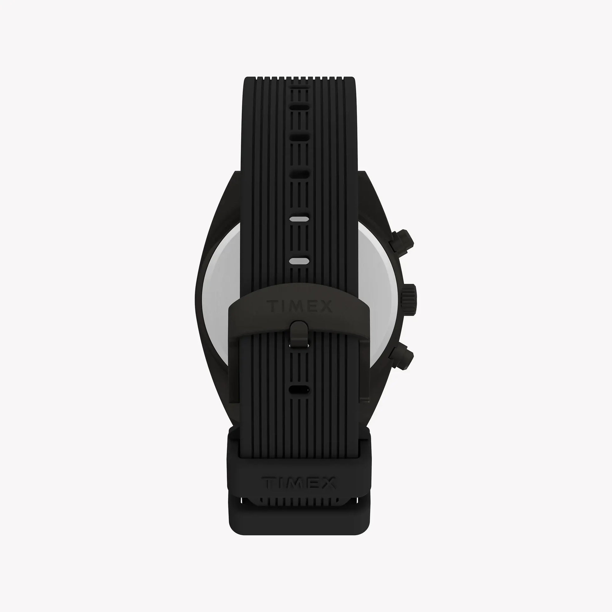 Timex Men's Gunmetal SS, Black Silicone | TW2Y61000 by TIMEX