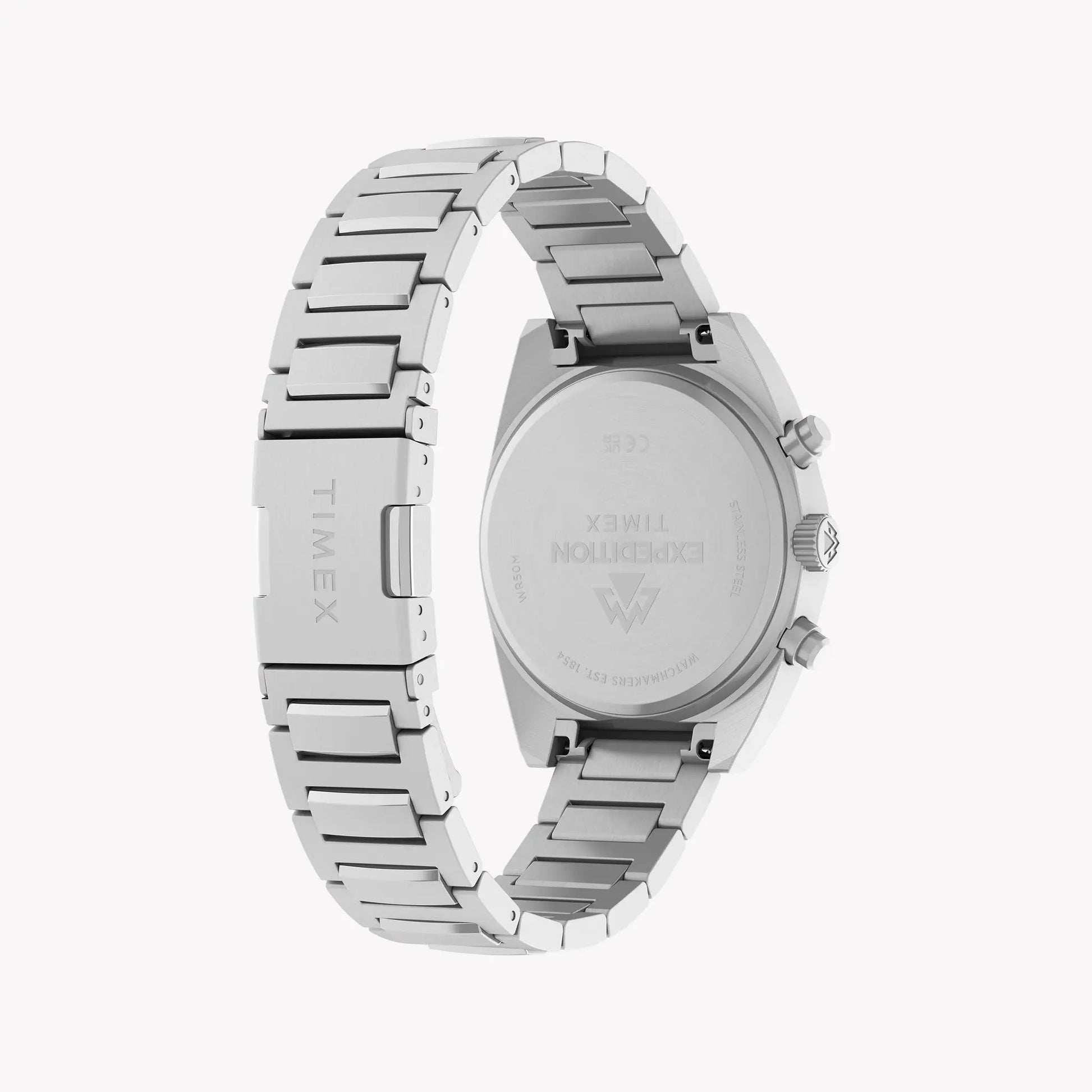 Timex Men's Stainless Steel Silver-Tone, Black Dial | TW2Y61200 by TIMEX