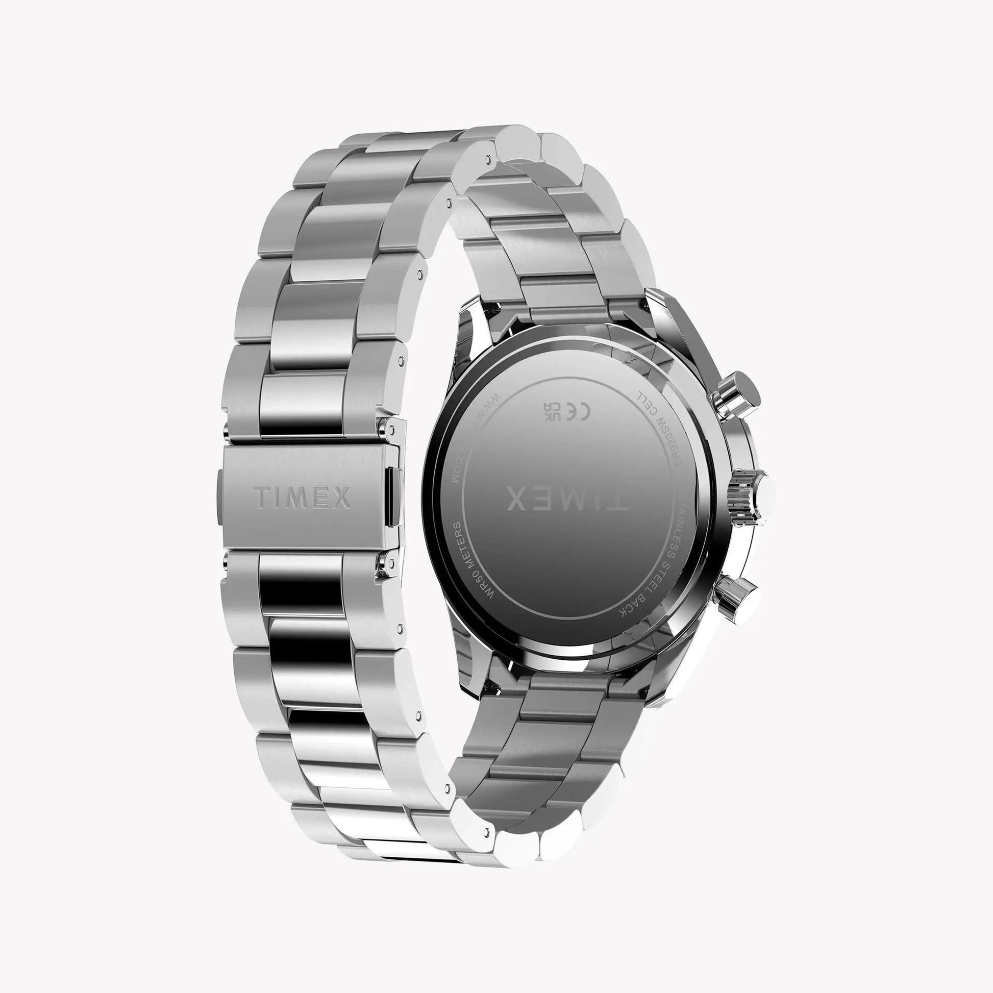 TIMEX Men's Silver-Tone Stainless Steel, Green | TW2Y62100 by TIMEX