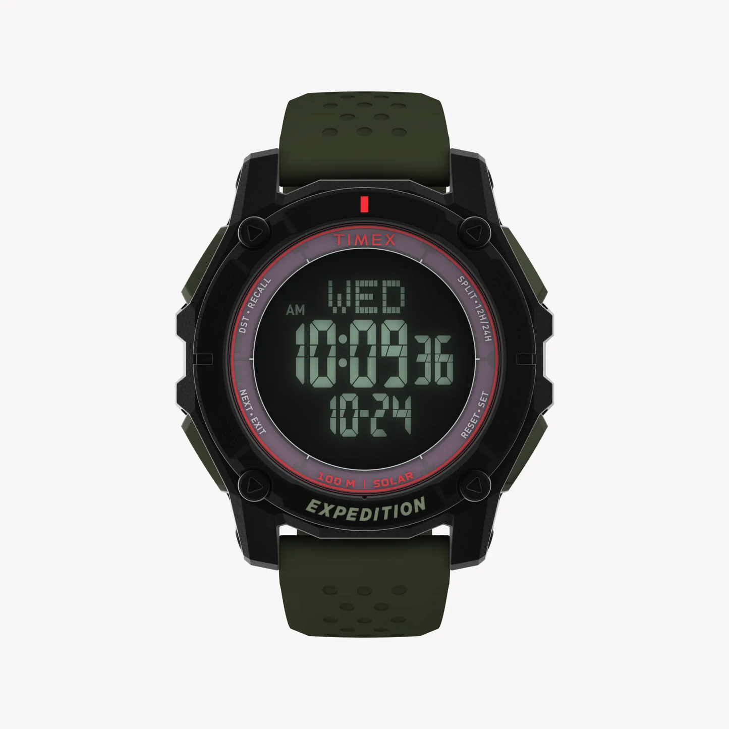 Timex Men's Solar Digital, Black/Green | Tw4b33700 by TIMEX