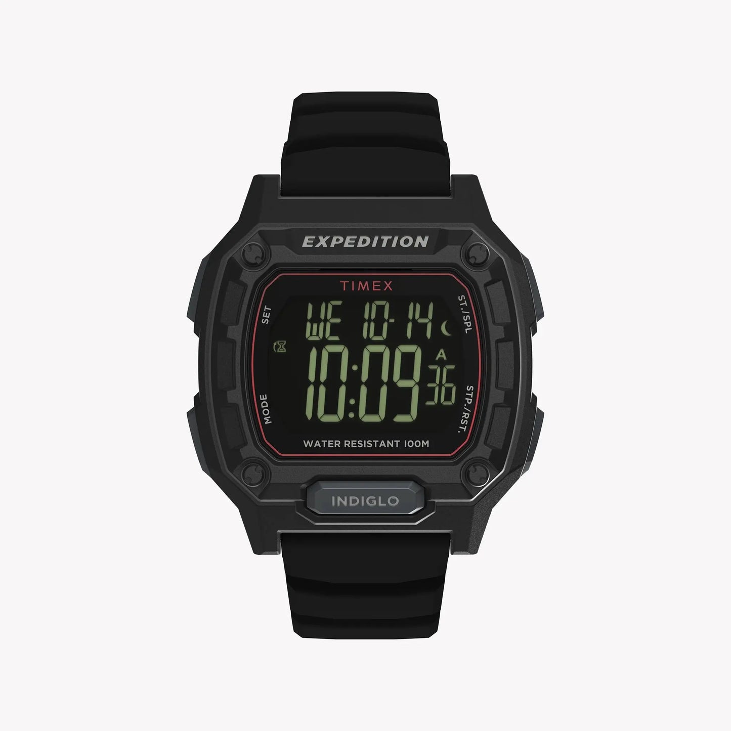 TIMEX Men's Black PC+GF, Black Silicone | TW4B34400 by TIMEX
