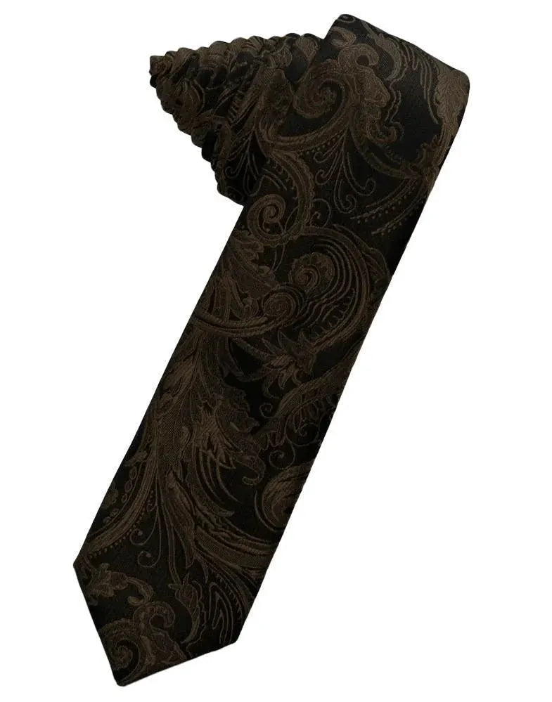 Tapestry Skinny Necktie Self Tie by Tux-USA