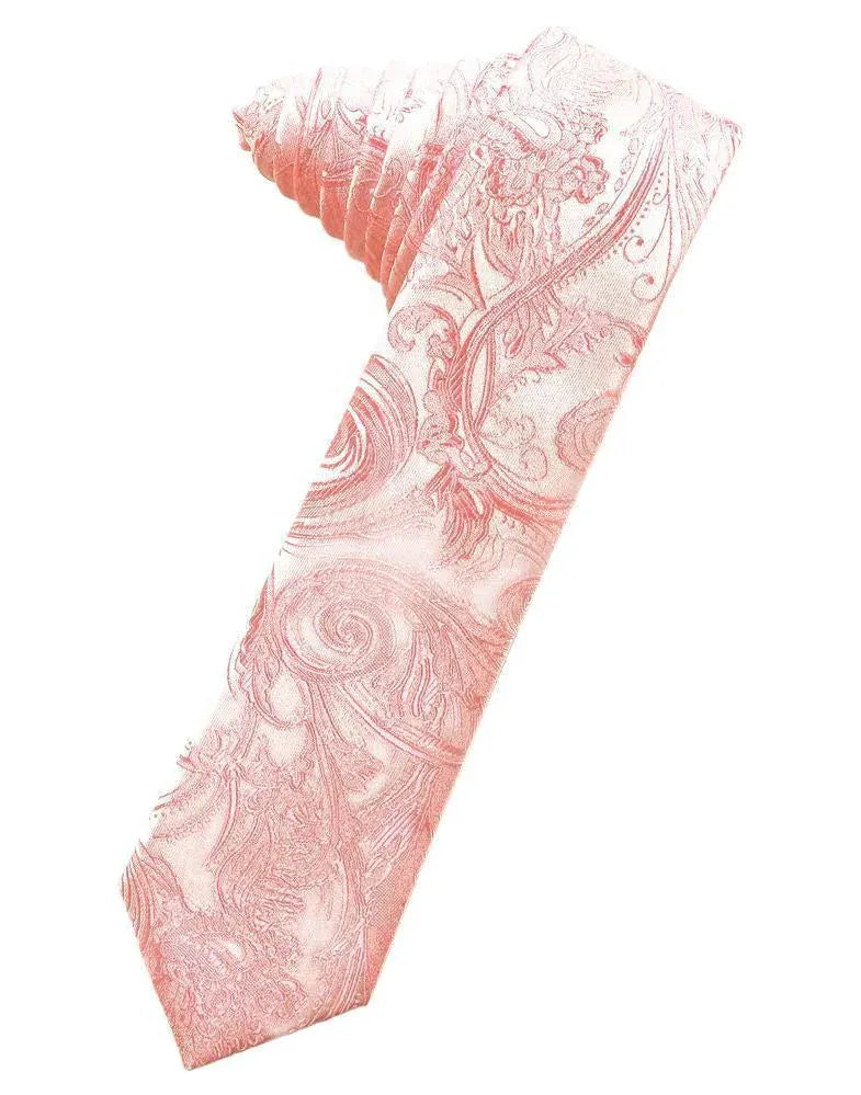 Tapestry Skinny Necktie Self Tie by Tux-USA