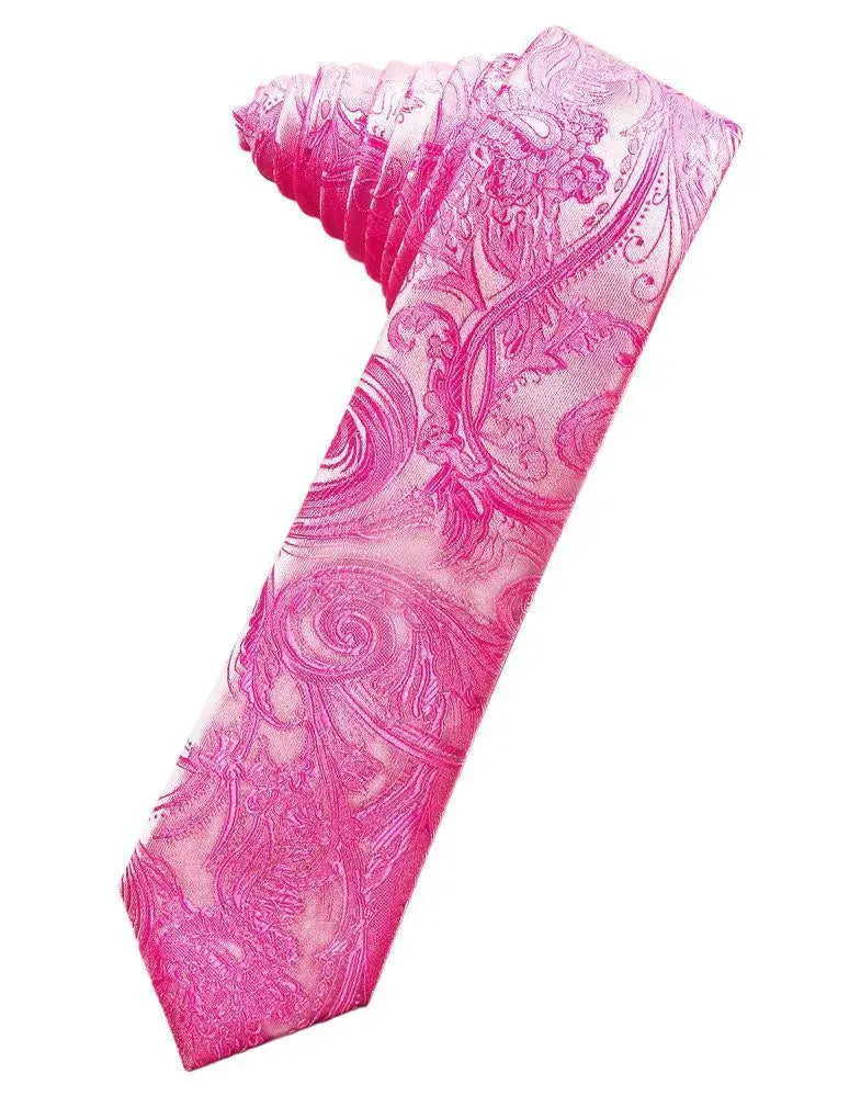 Tapestry Skinny Necktie Self Tie by Tux-USA