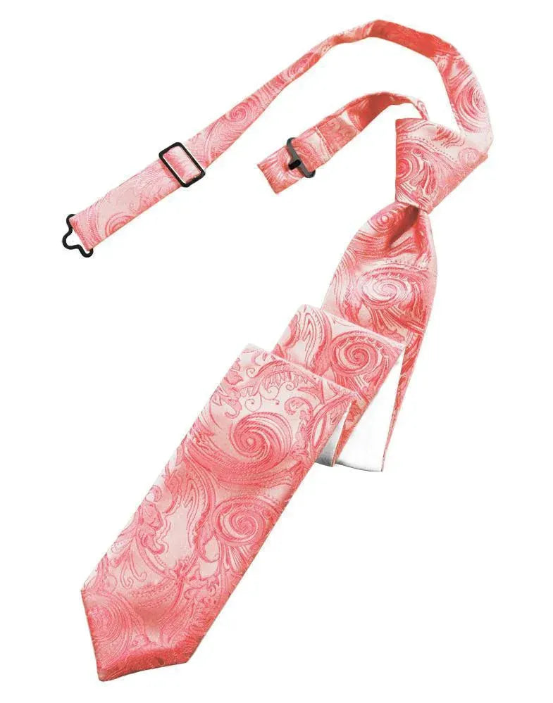 Tapestry Skinny Necktie Pre- Tied by Tux-USA