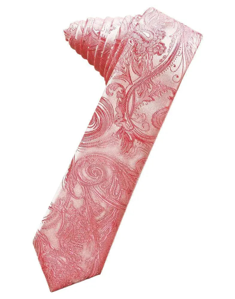 Tapestry Skinny Necktie Self Tie by Tux-USA