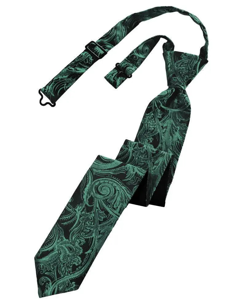 Tapestry Skinny Necktie Pre- Tied by Tux-USA