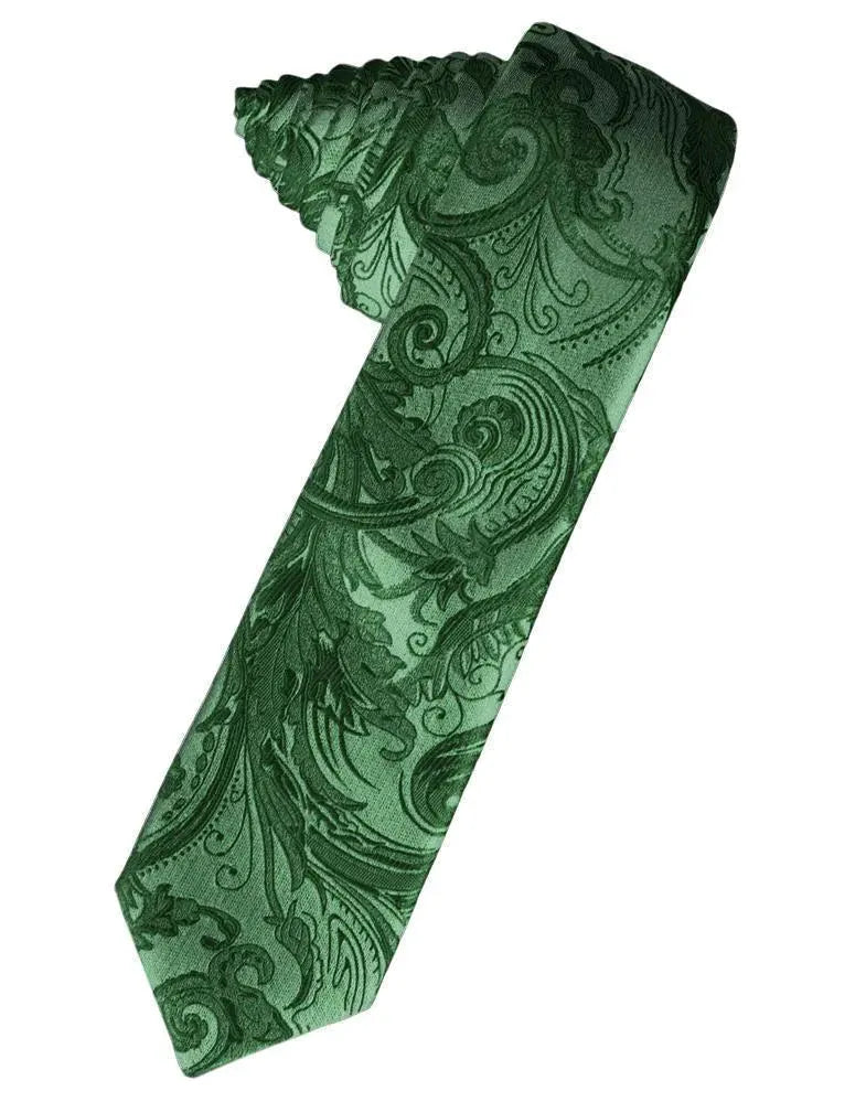 Tapestry Skinny Necktie Self Tie by Tux-USA
